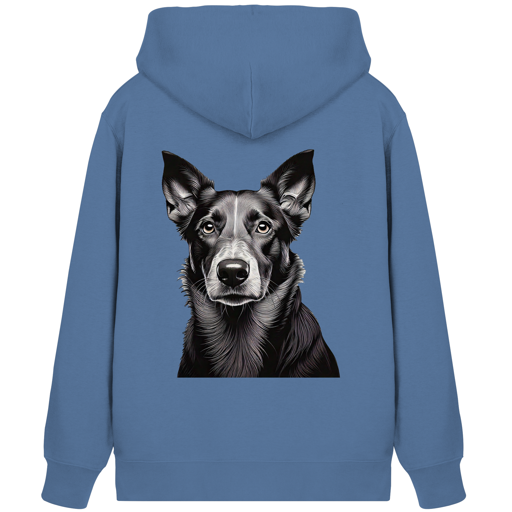 Der Hund - dein treuer Freund (s/w) - Organic Zipper