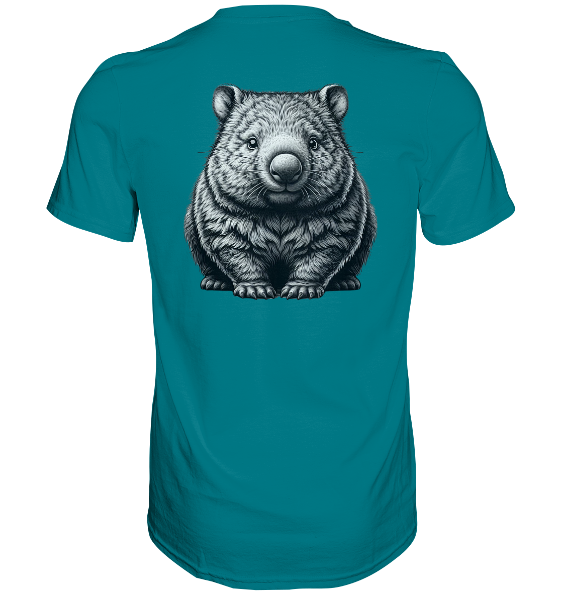 Wombat (S/W) Print - Premium Shirt