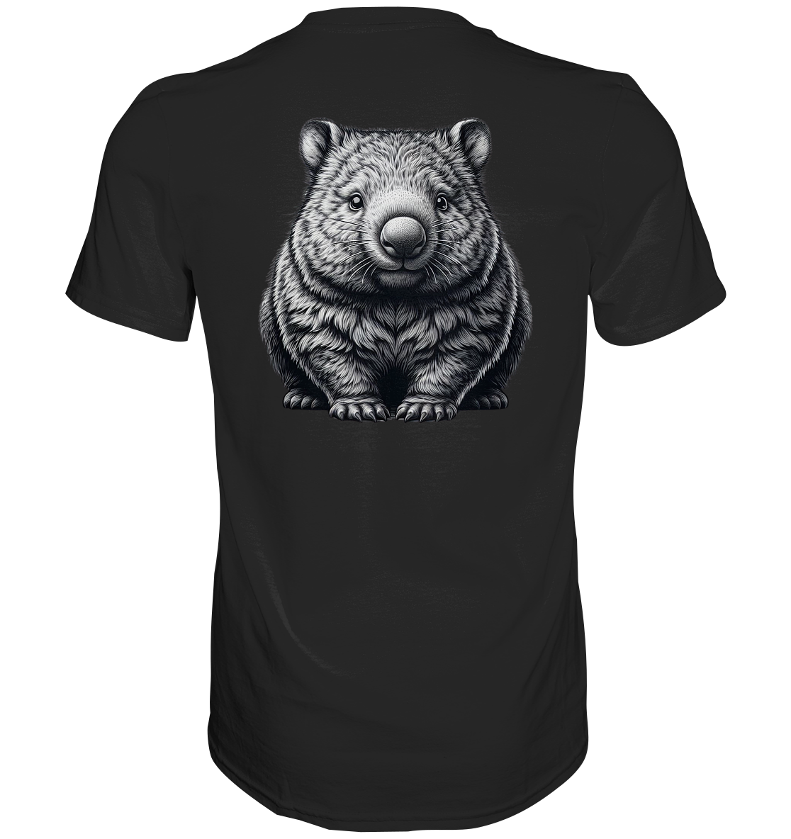 Wombat (S/W) Print - Premium Shirt