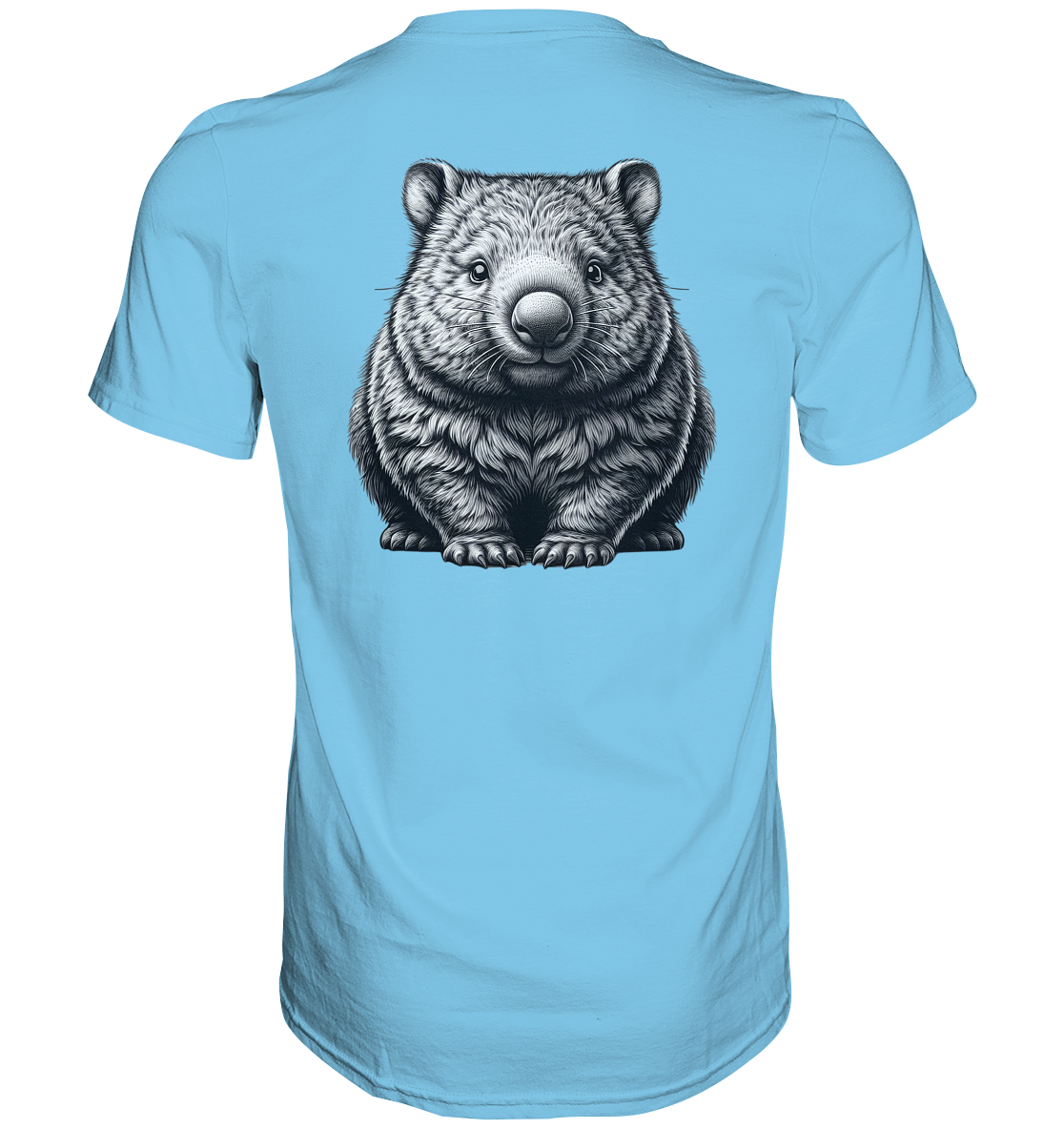 Wombat (S/W) Print - Premium Shirt