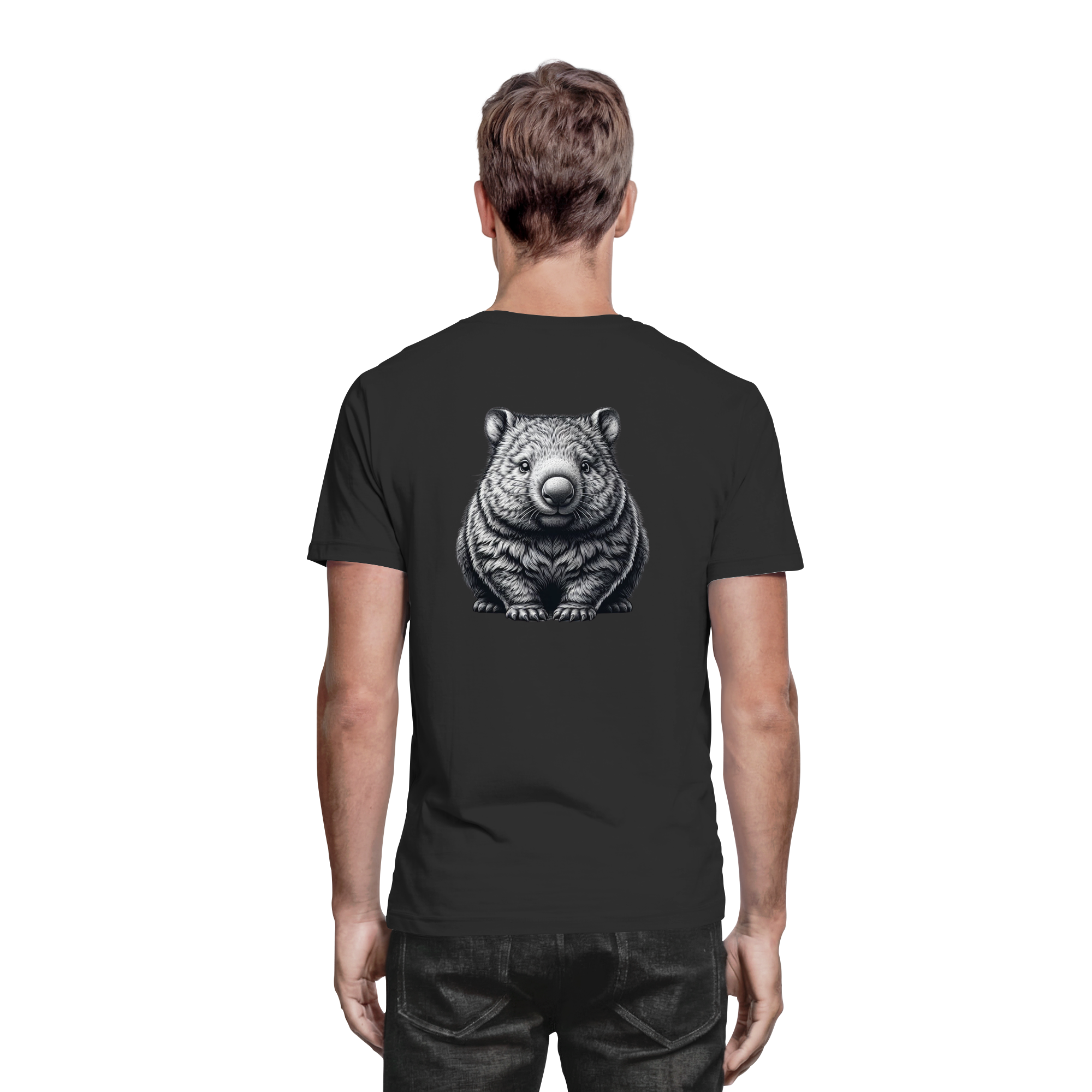 Wombat (S/W) Print - Premium Shirt