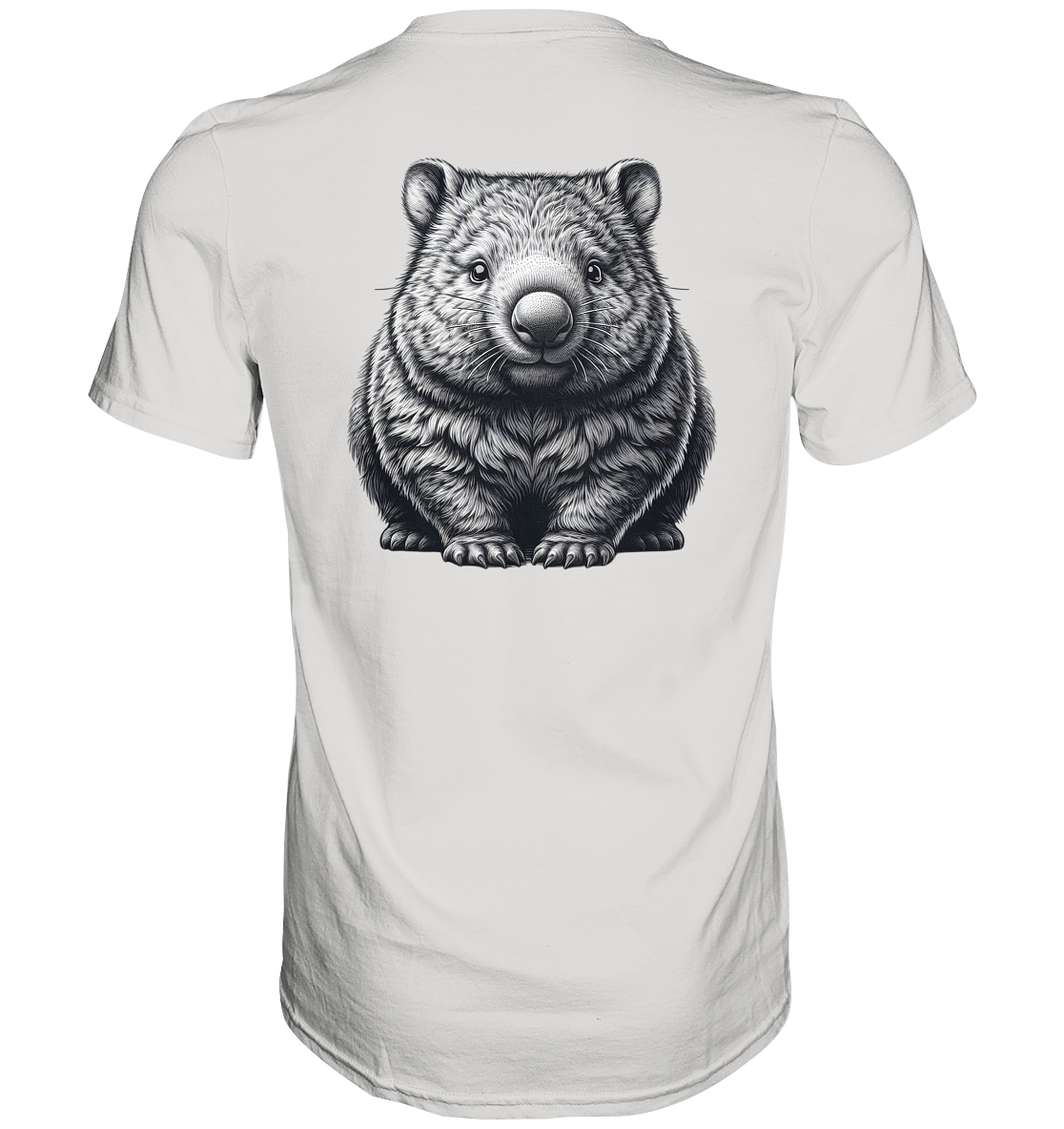 Wombat (S/W) Print - Premium Shirt