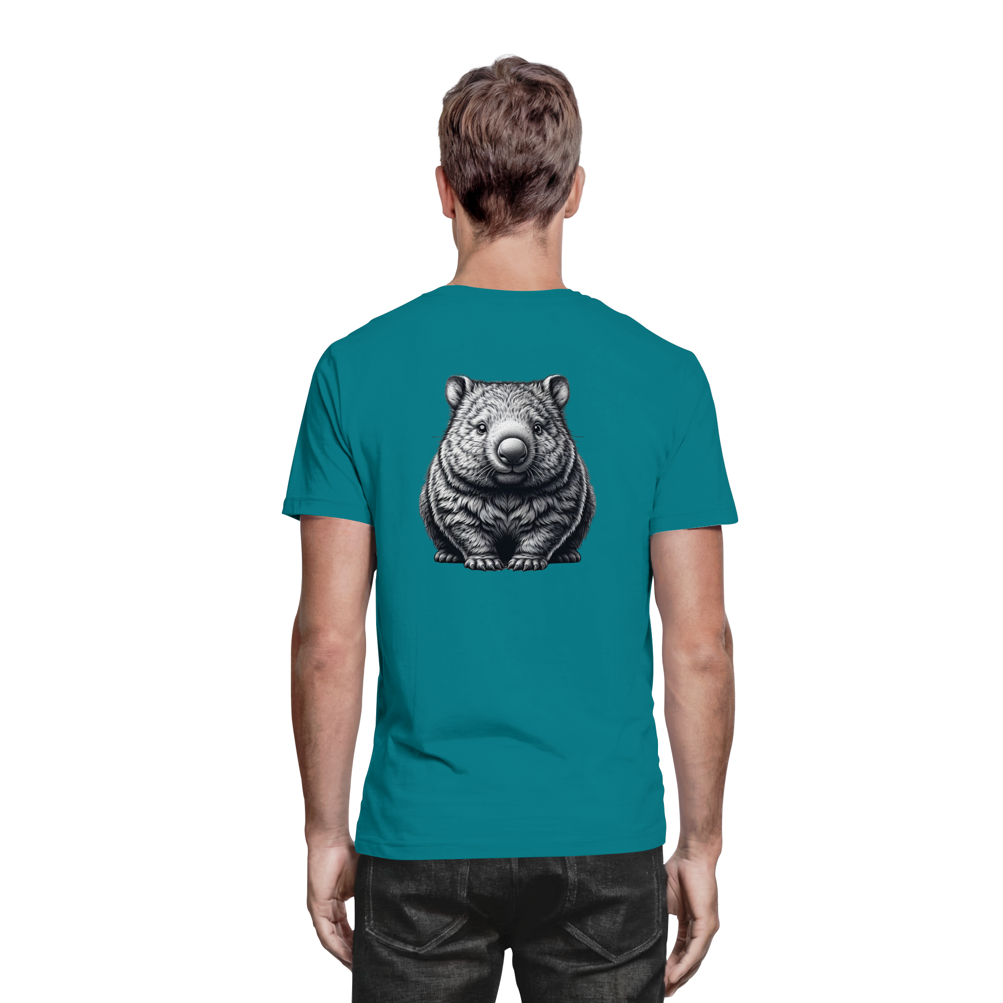 Wombat (S/W) Print - Premium Shirt