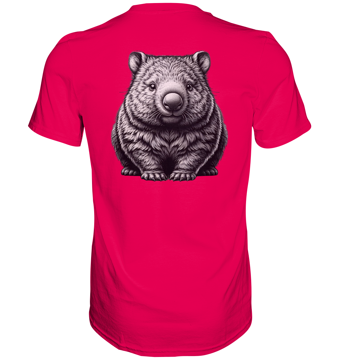 Wombat (S/W) Print - Premium Shirt