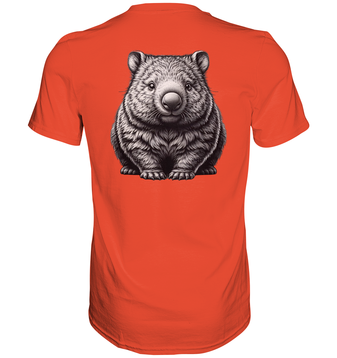Wombat (S/W) Print - Premium Shirt