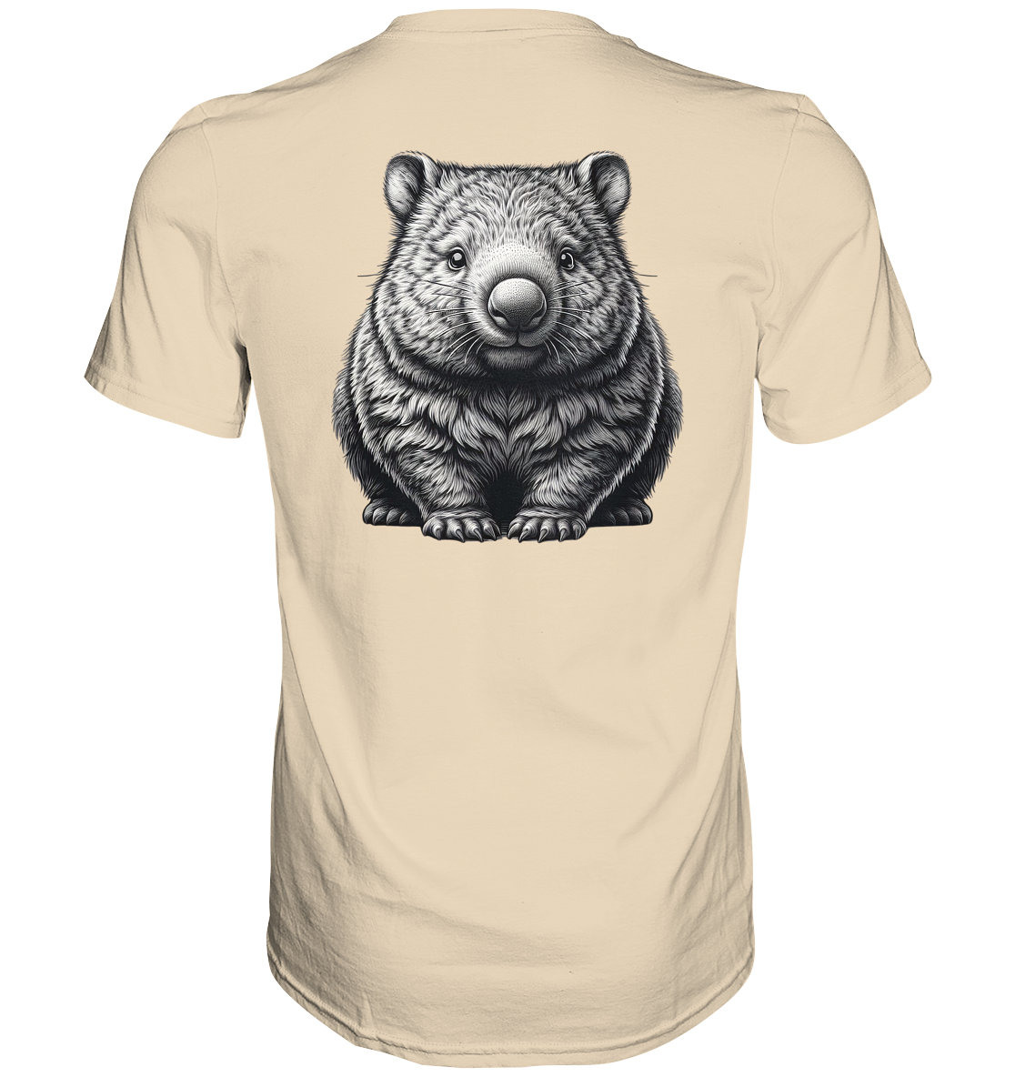 Wombat (S/W) Print - Premium Shirt