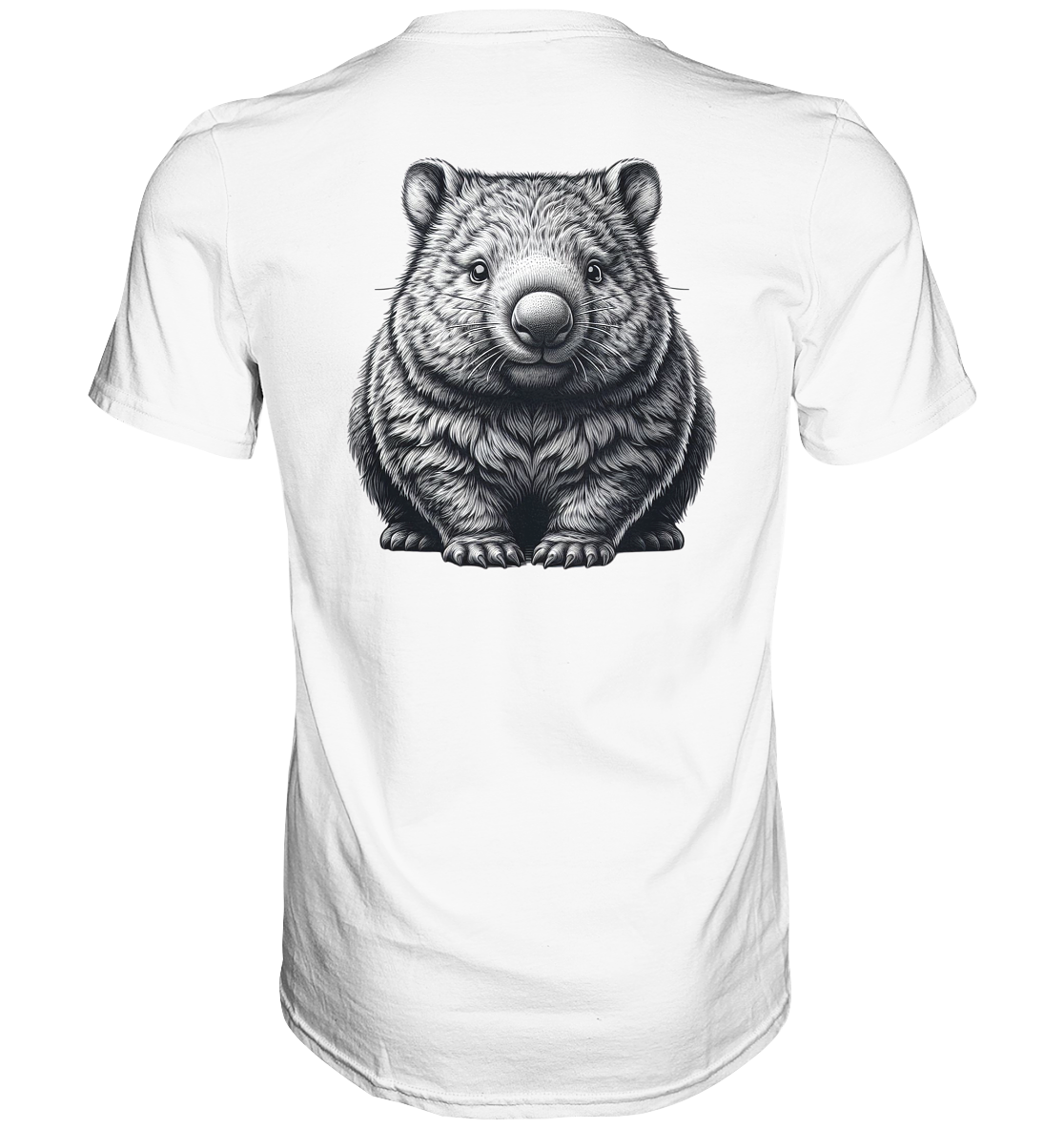 Wombat (S/W) Print - Premium Shirt