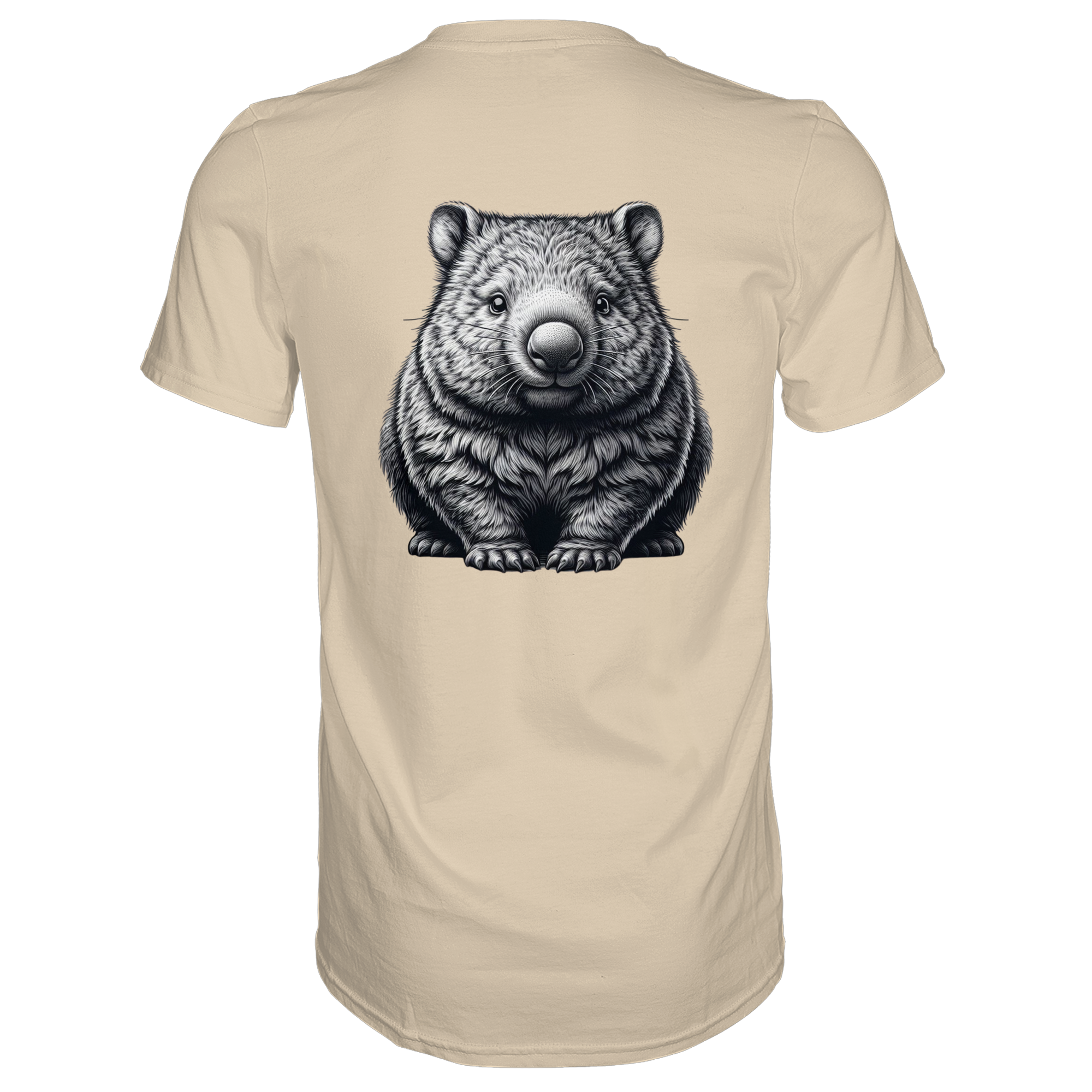 Wombat (S/W) Print - Premium Shirt