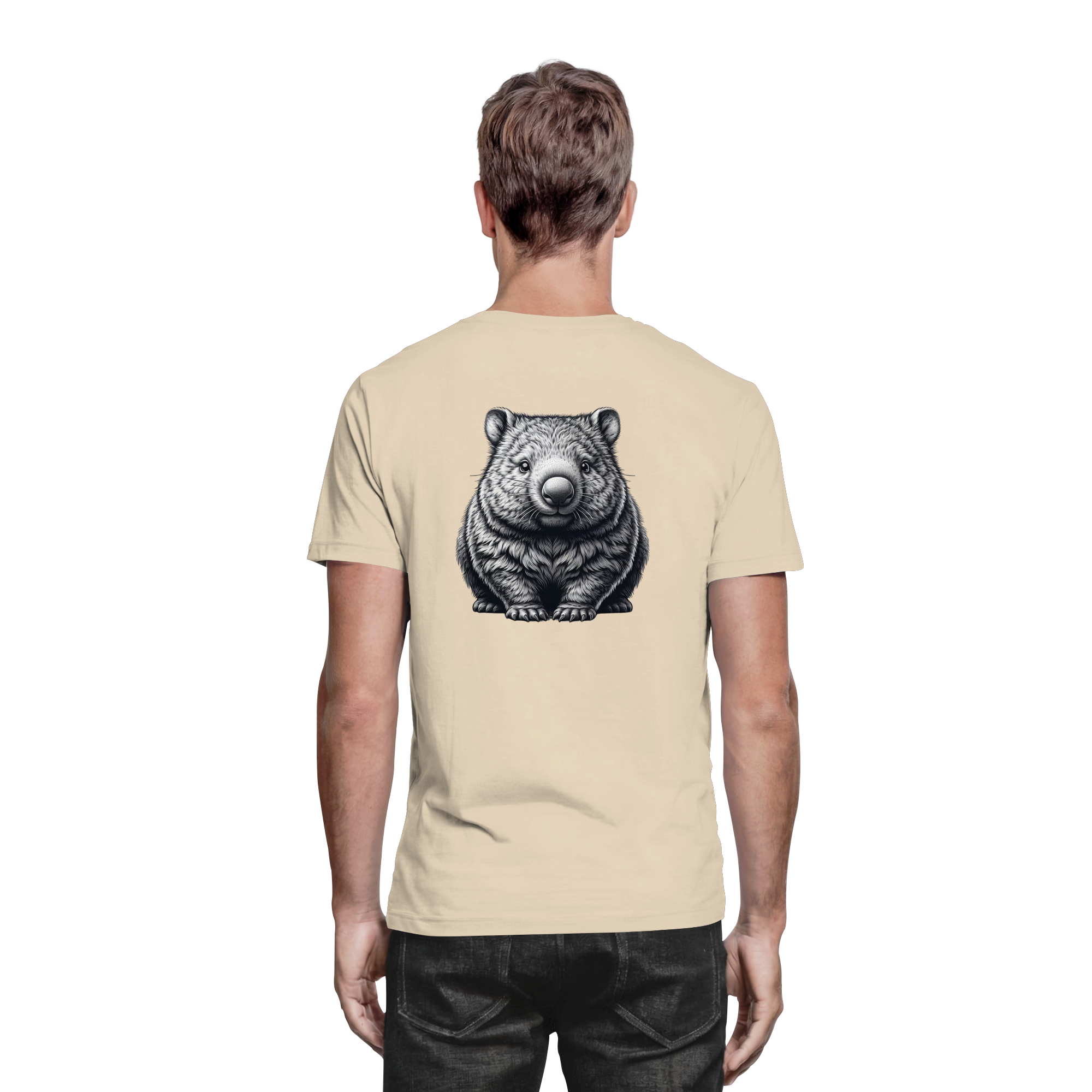 Wombat (S/W) Print - Premium Shirt