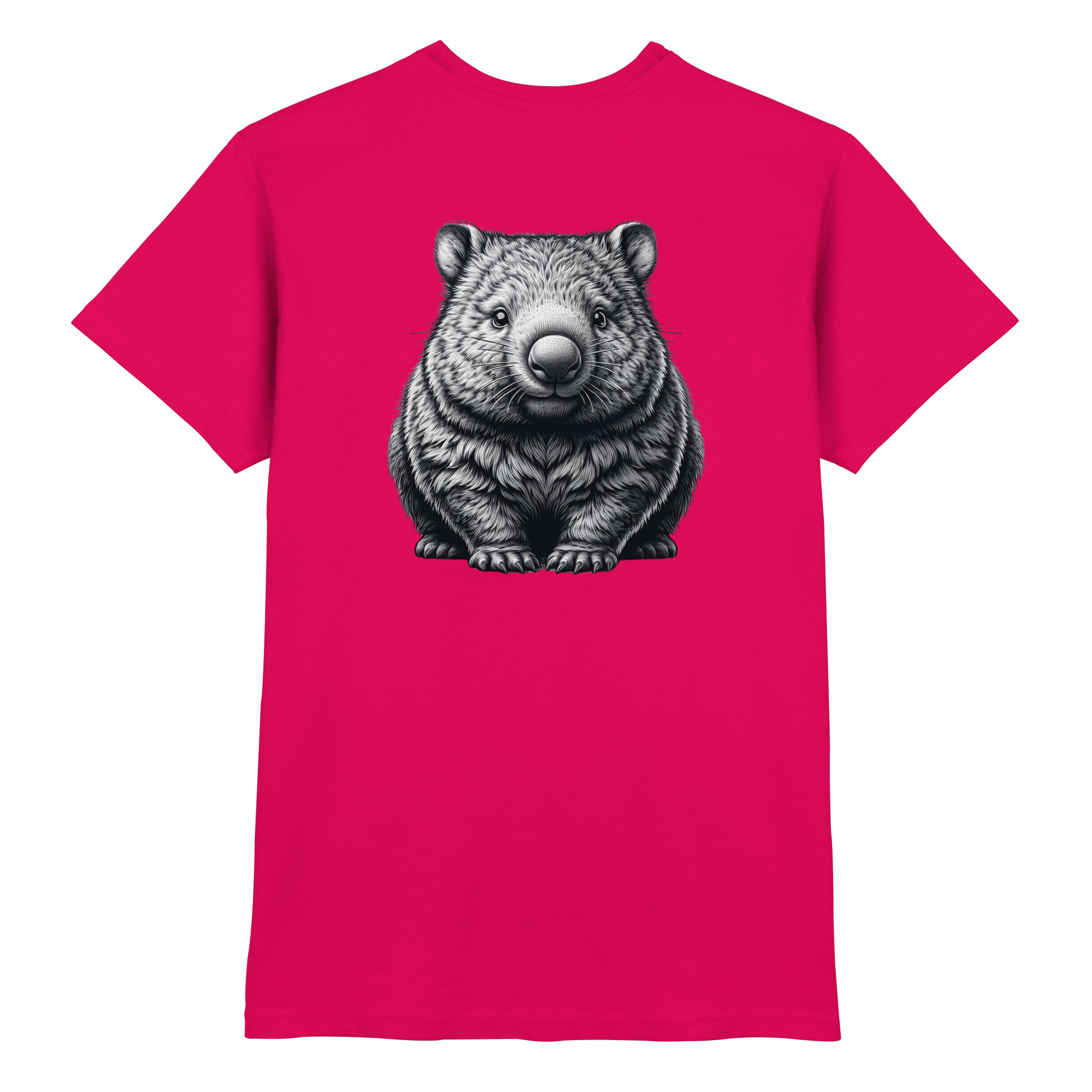Wombat (S/W) Print - Premium Shirt
