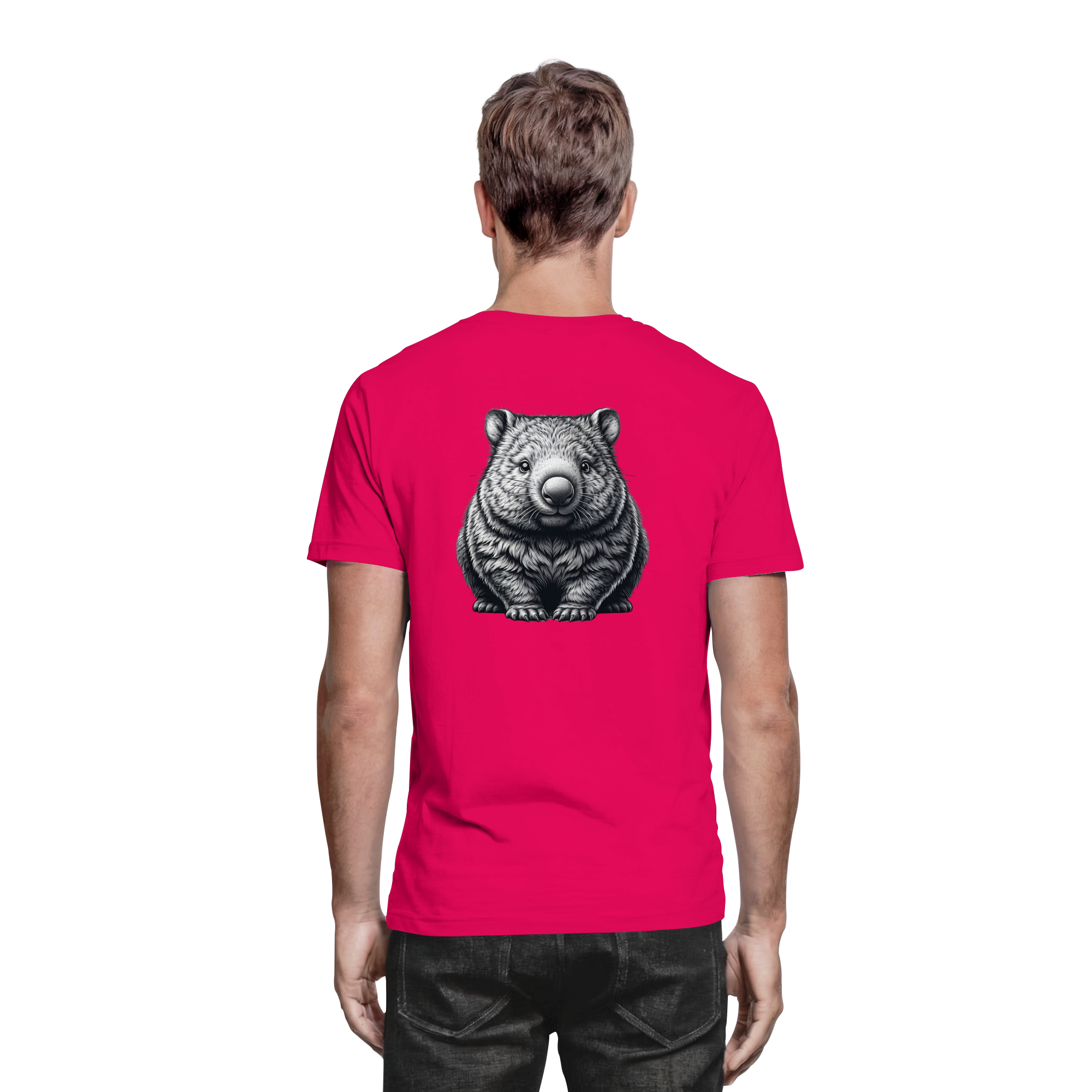Wombat (S/W) Print - Premium Shirt