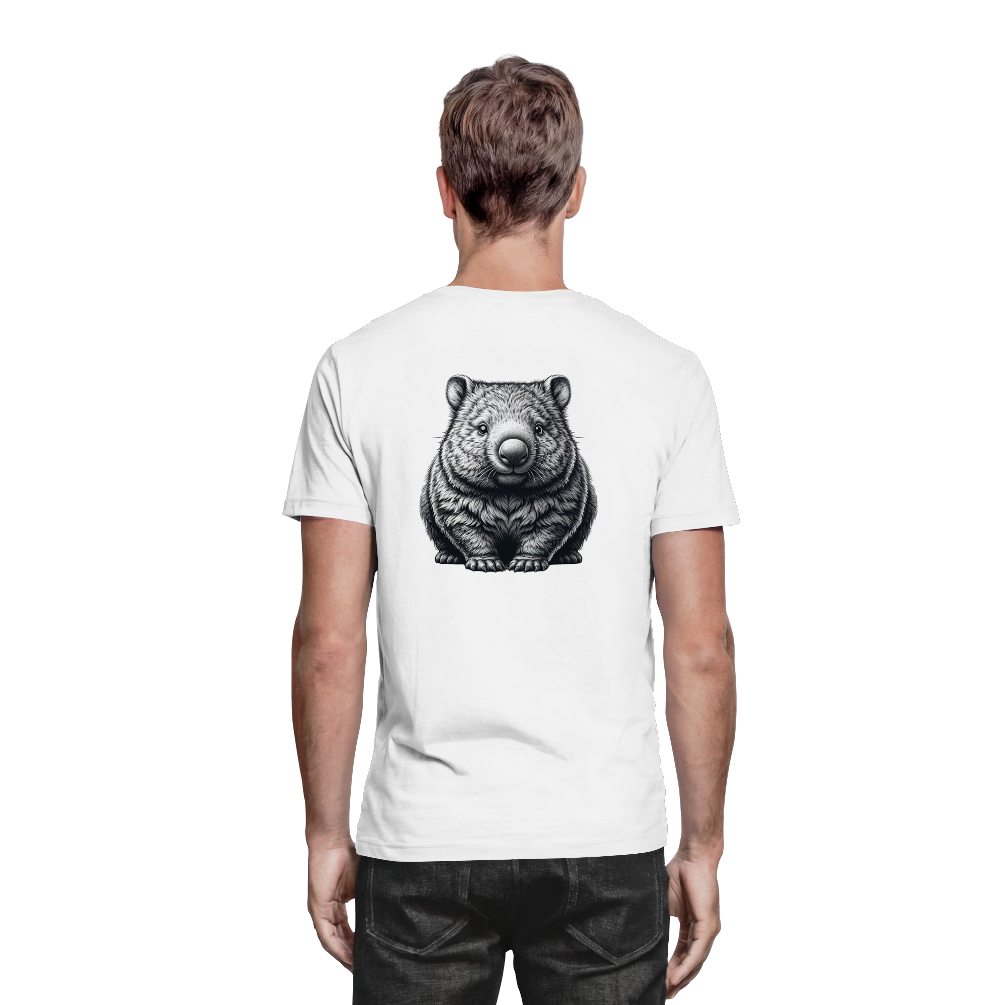 Wombat (S/W) Print - Premium Shirt