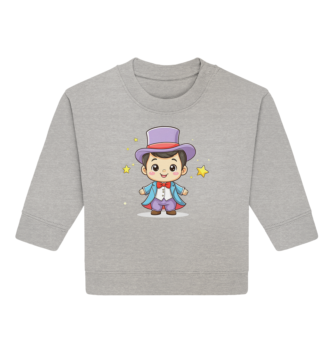 Zauberer mit Hut - Baby Organic Sweatshirt