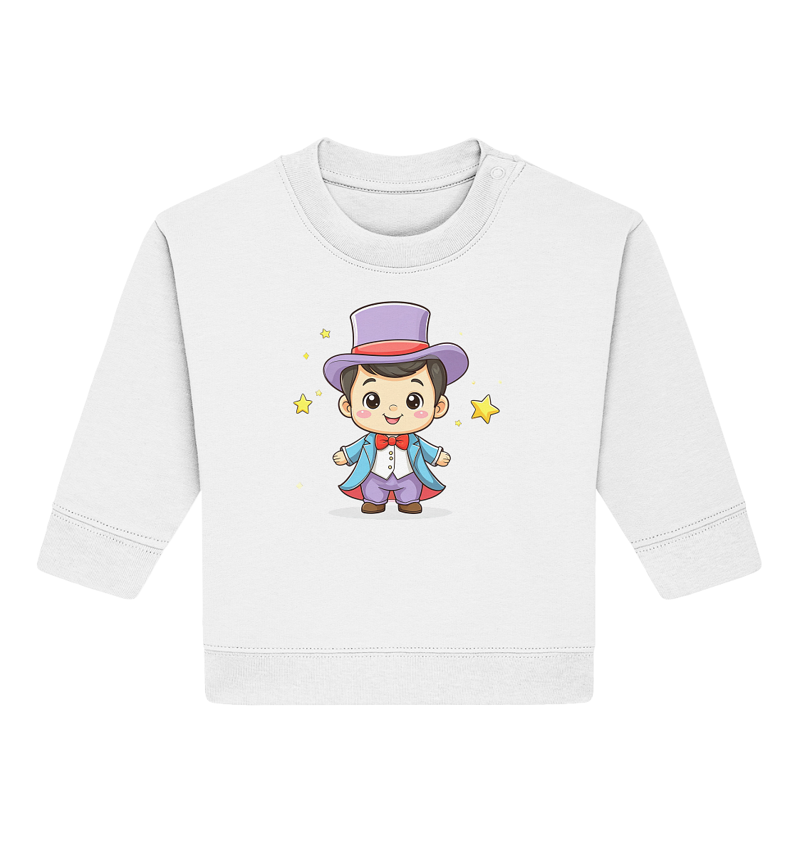 Zauberer mit Hut - Baby Organic Sweatshirt