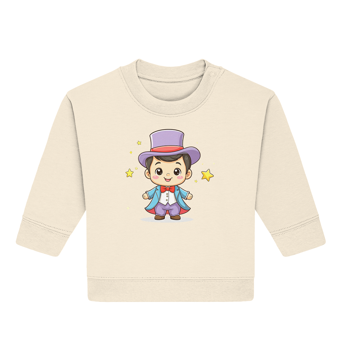 Zauberer mit Hut - Baby Organic Sweatshirt