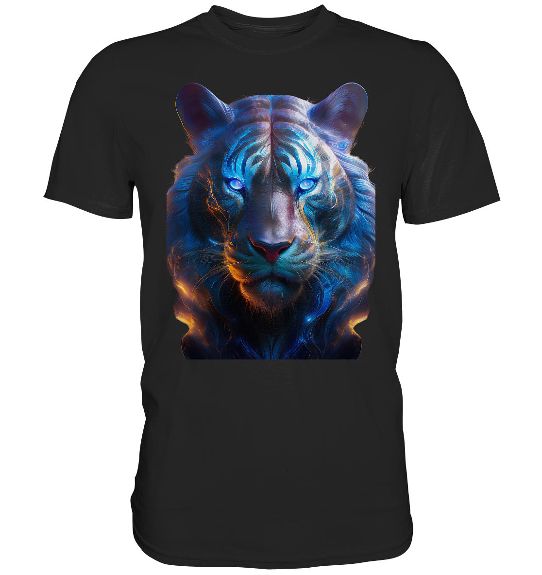 Print "Tiger im Neon-Stil" - Classic Shirt