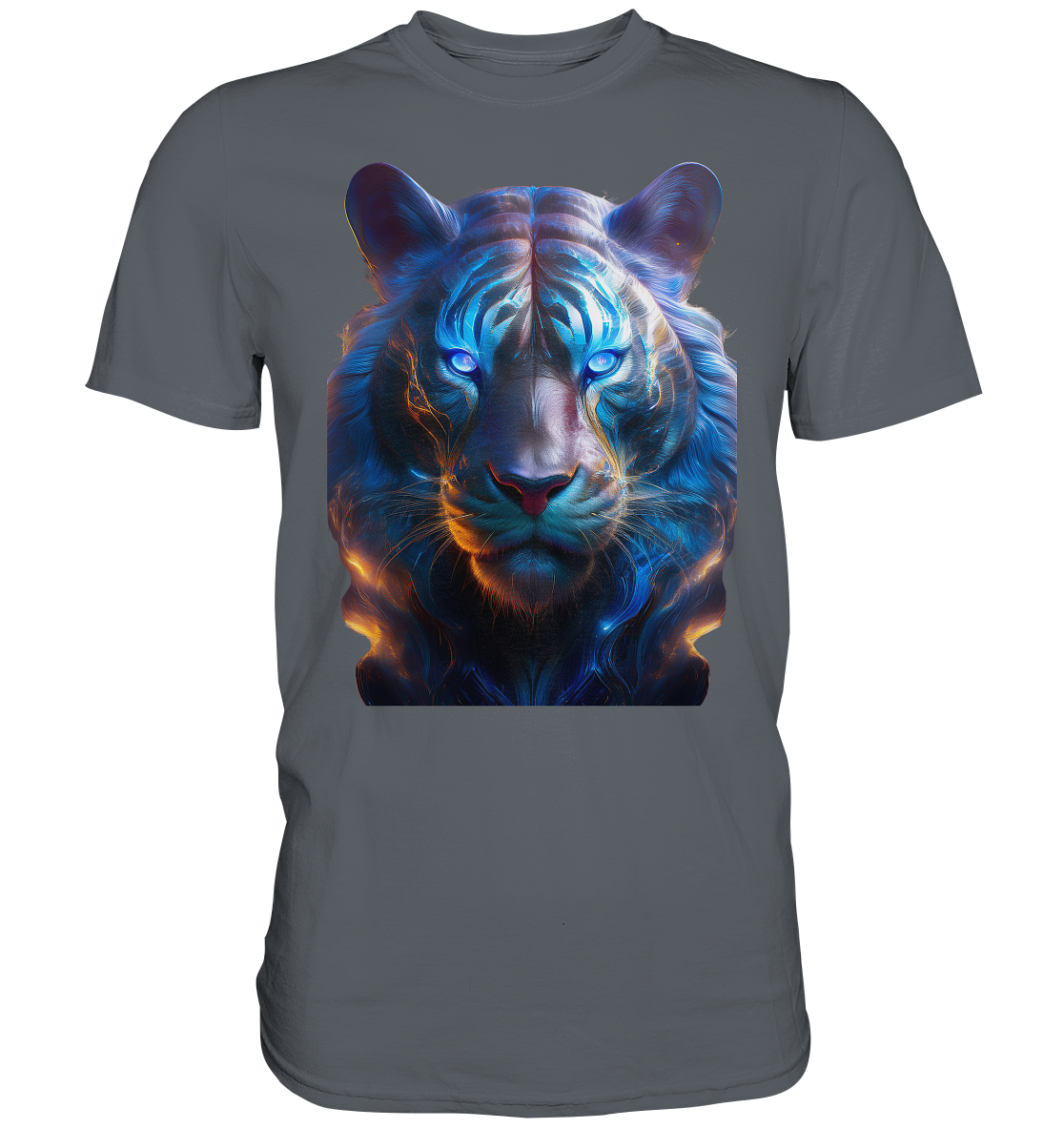 Print "Tiger im Neon-Stil" - Classic Shirt