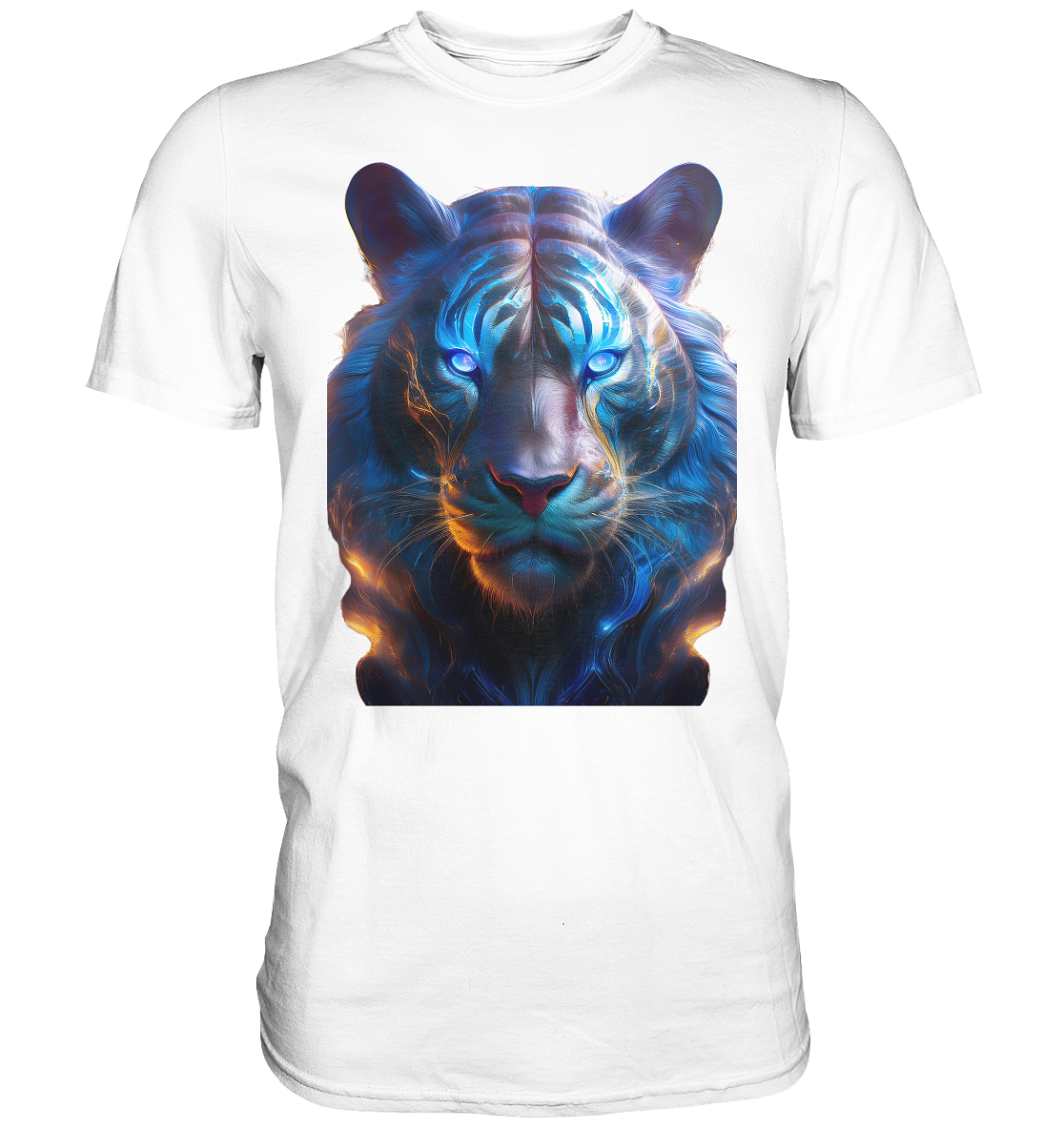 Print "Tiger im Neon-Stil" - Classic Shirt