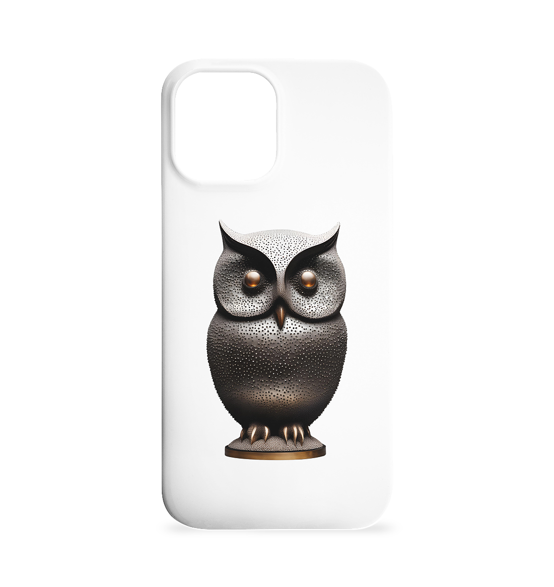 Print "Dunkle Eule" - iPhone 12 Max Handyhülle