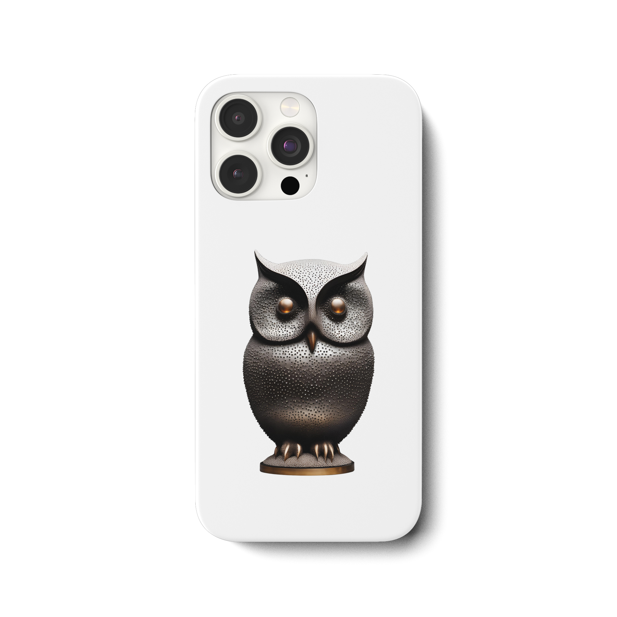 Print "Dunkle Eule" - iPhone 15 Pro Max Handyhülle