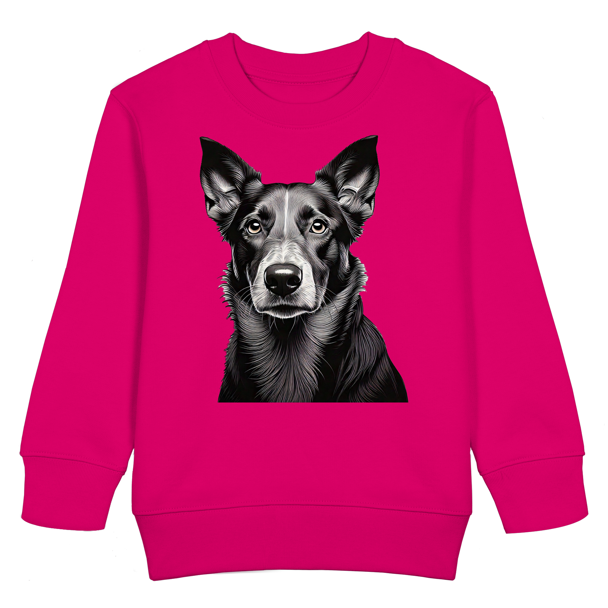 Der Hund - dein treuer Freund (s/w) - Kids Basic Sweatshirt