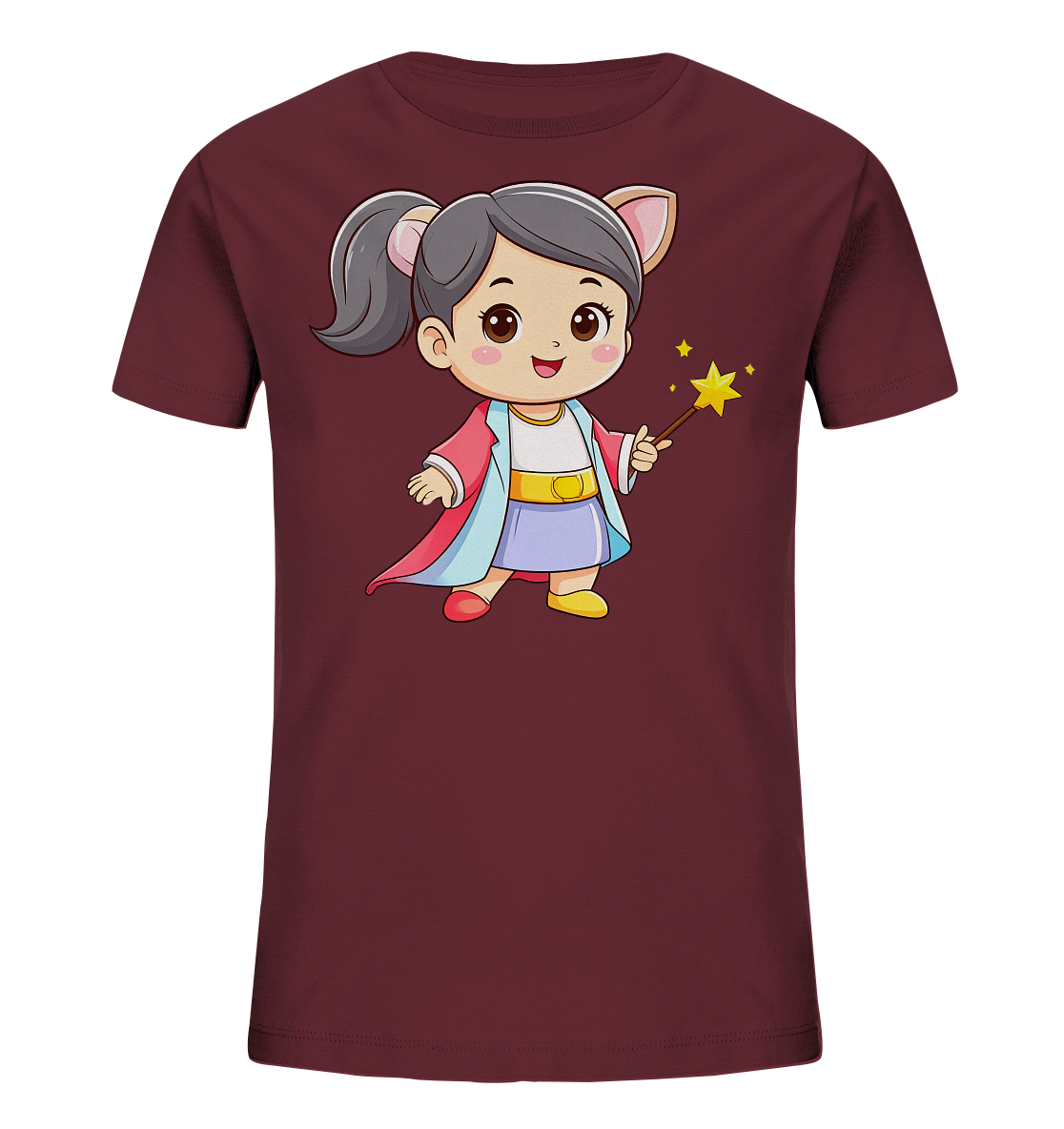 Zauberin mit Zauberstab - Kids Organic Shirt