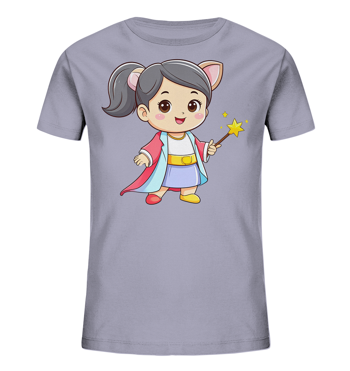 Zauberin mit Zauberstab - Kids Organic Shirt