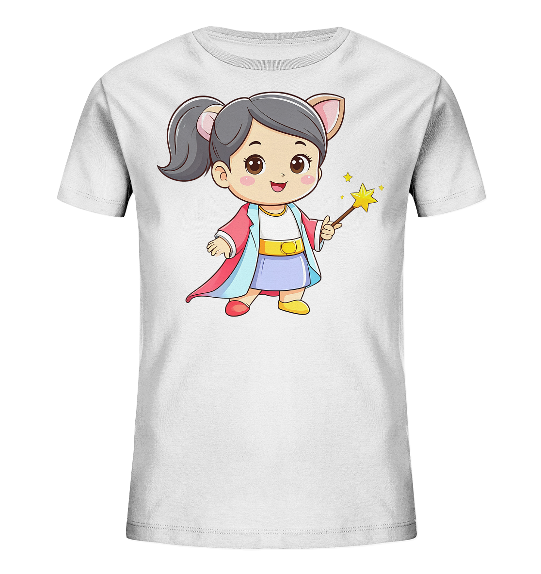 Zauberin mit Zauberstab - Kids Organic Shirt