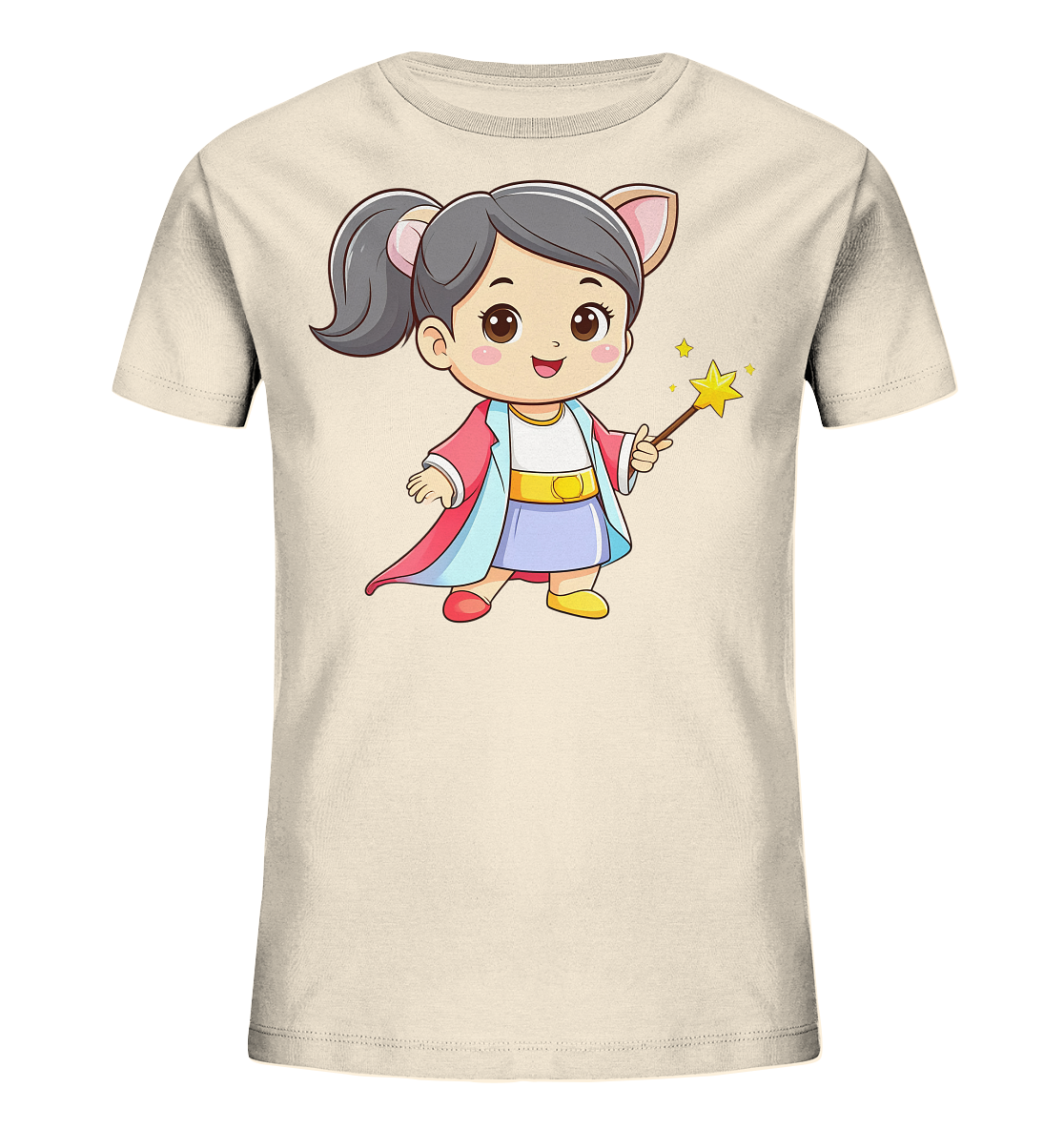 Zauberin mit Zauberstab - Kids Organic Shirt