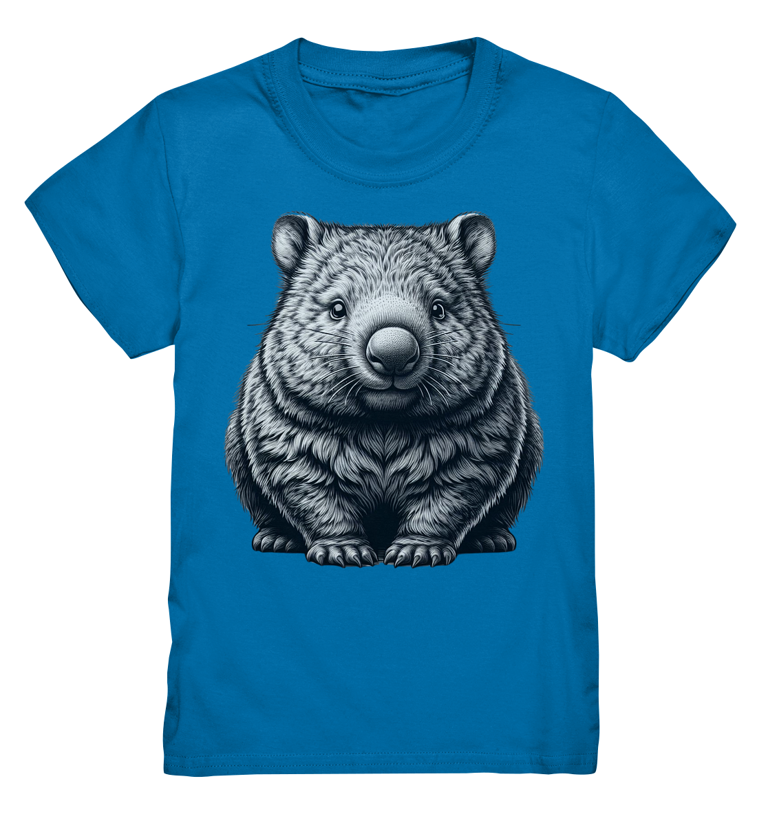Wombat (S/W) Print - Kids Premium Shirt