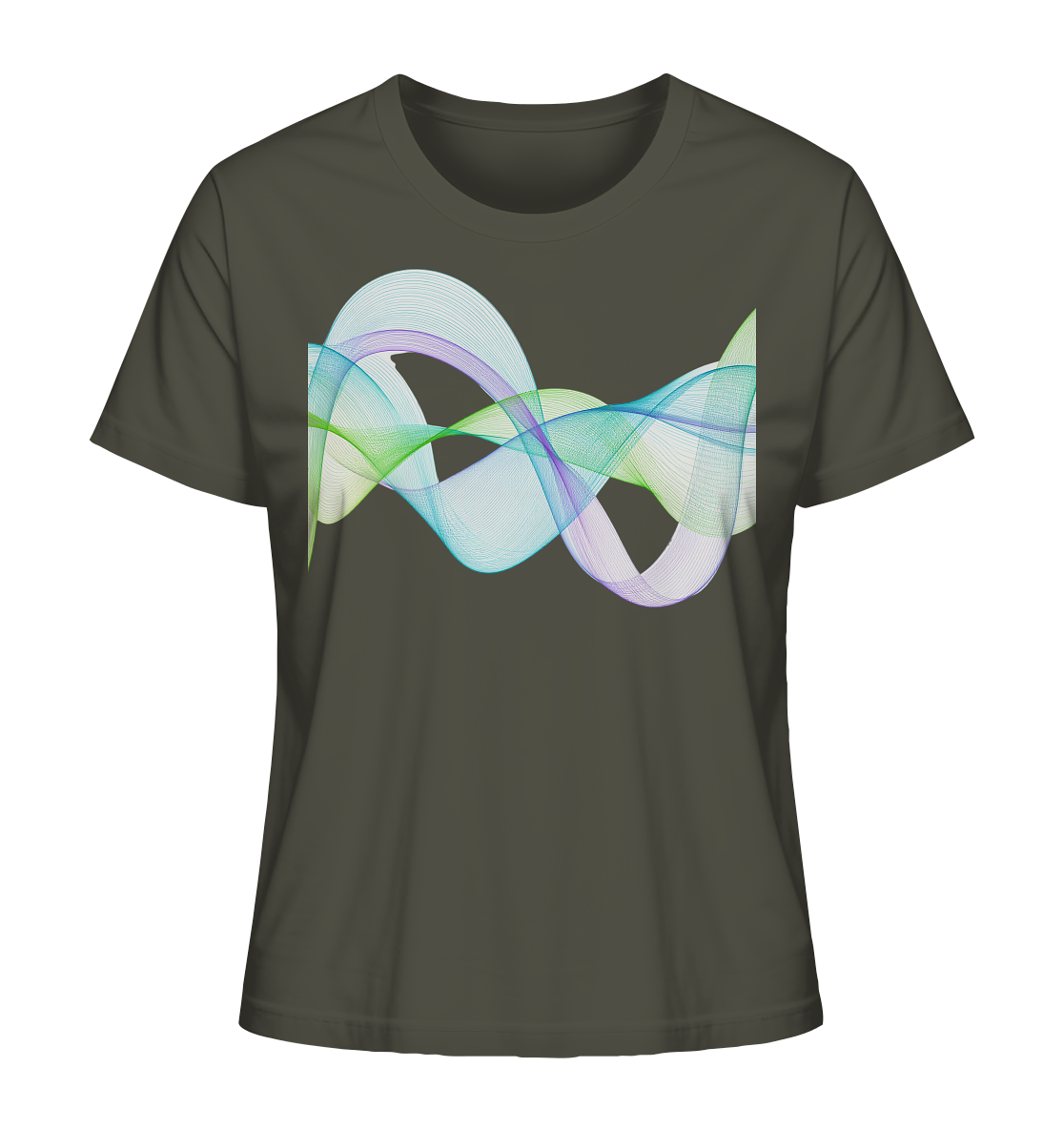 Cool waves - Ladies Organic Shirt