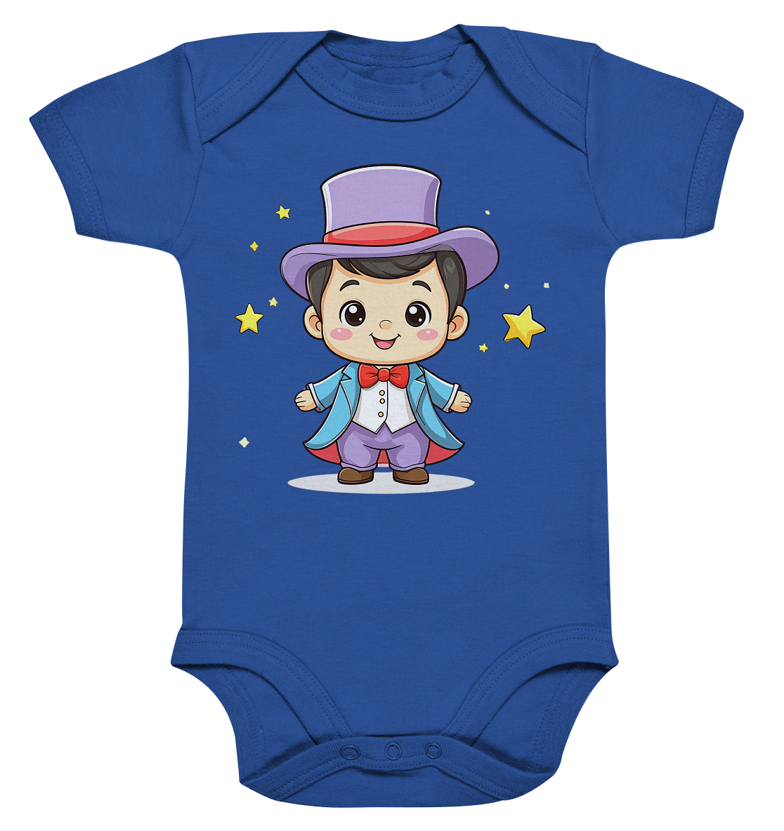 Zauberer mit Hut - Organic Baby Bodysuit