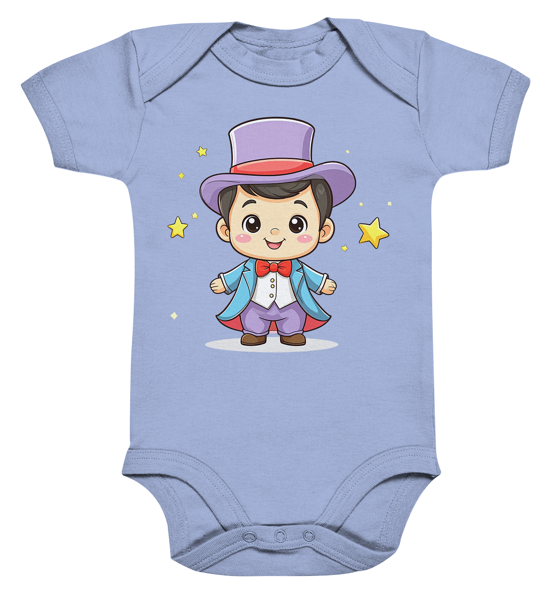 Zauberer mit Hut - Organic Baby Bodysuit