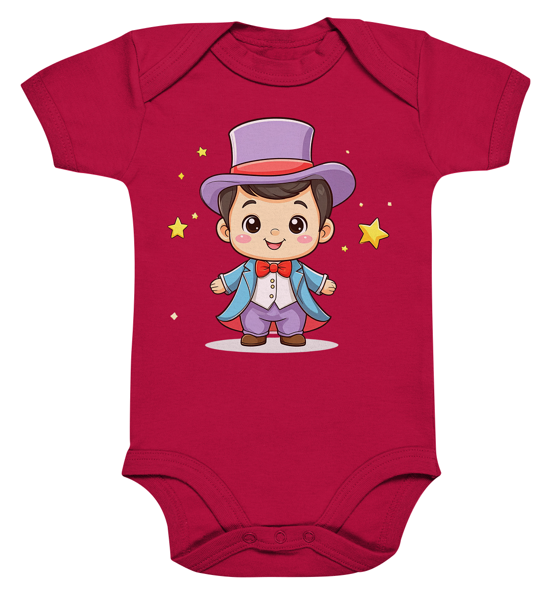 Zauberer mit Hut - Organic Baby Bodysuit