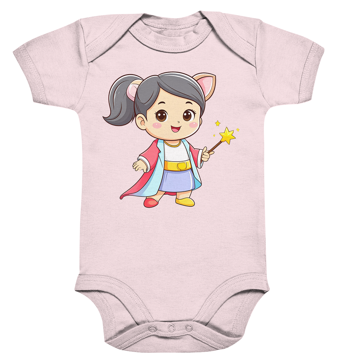 Zauberin mit Zauberstab - Organic Baby Bodysuit