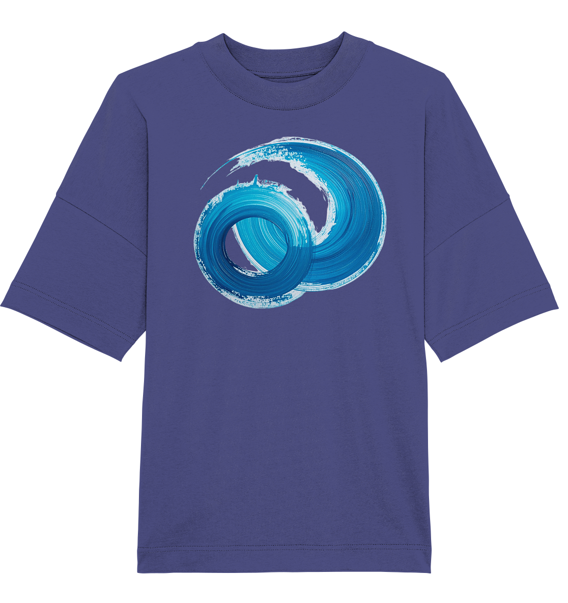 Blaue Fantasie - Organic Oversize Shirt