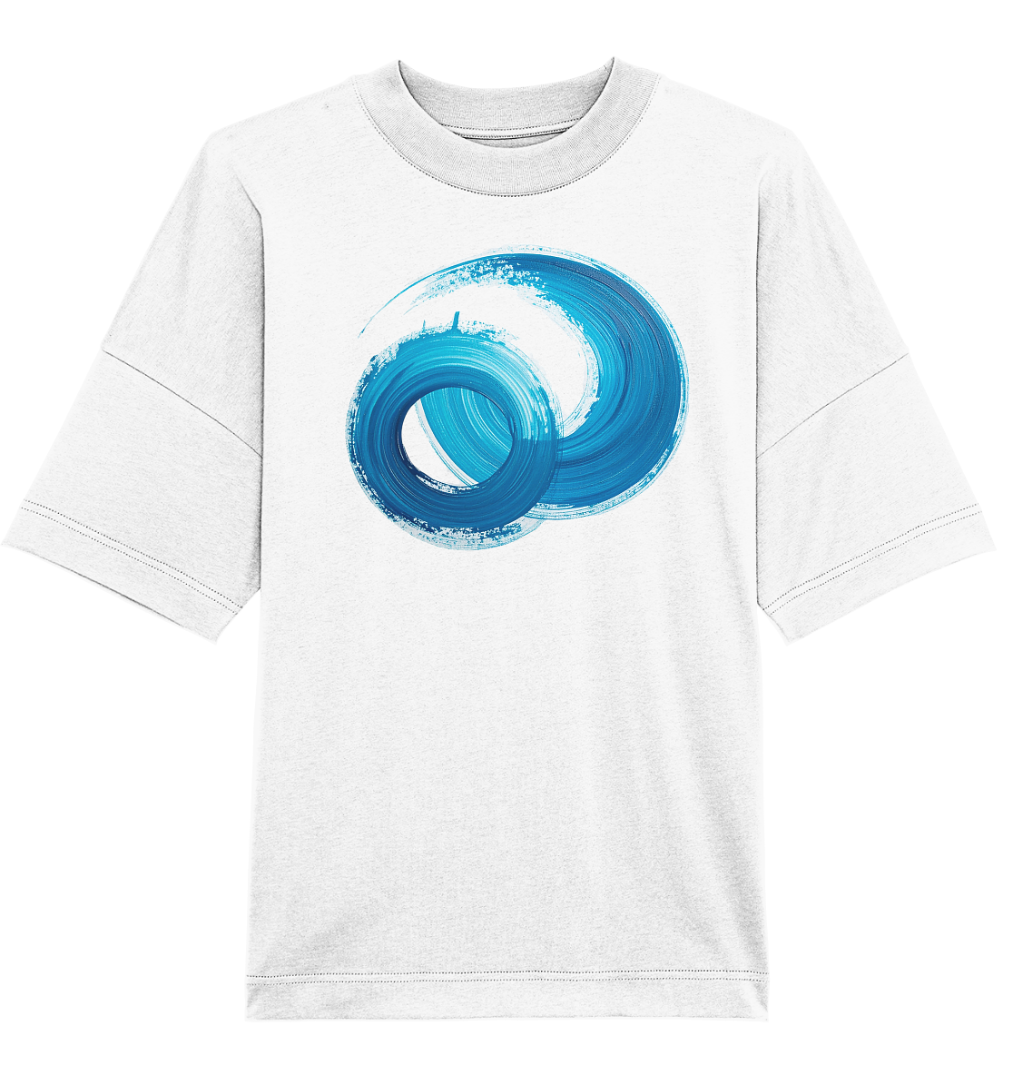 Blaue Fantasie - Organic Oversize Shirt