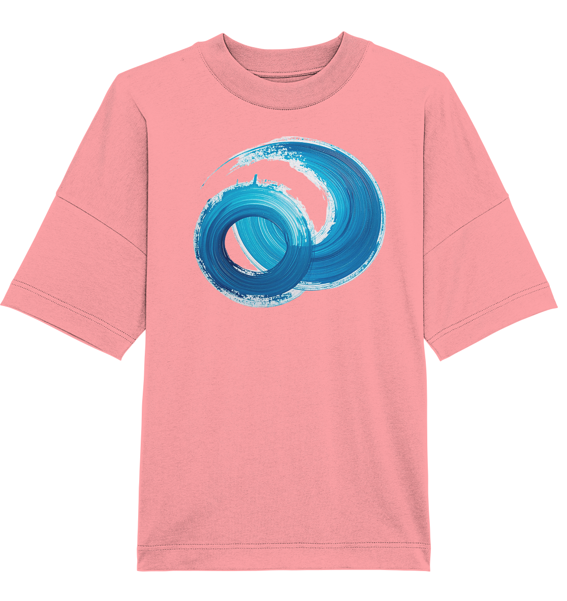 Blaue Fantasie - Organic Oversize Shirt