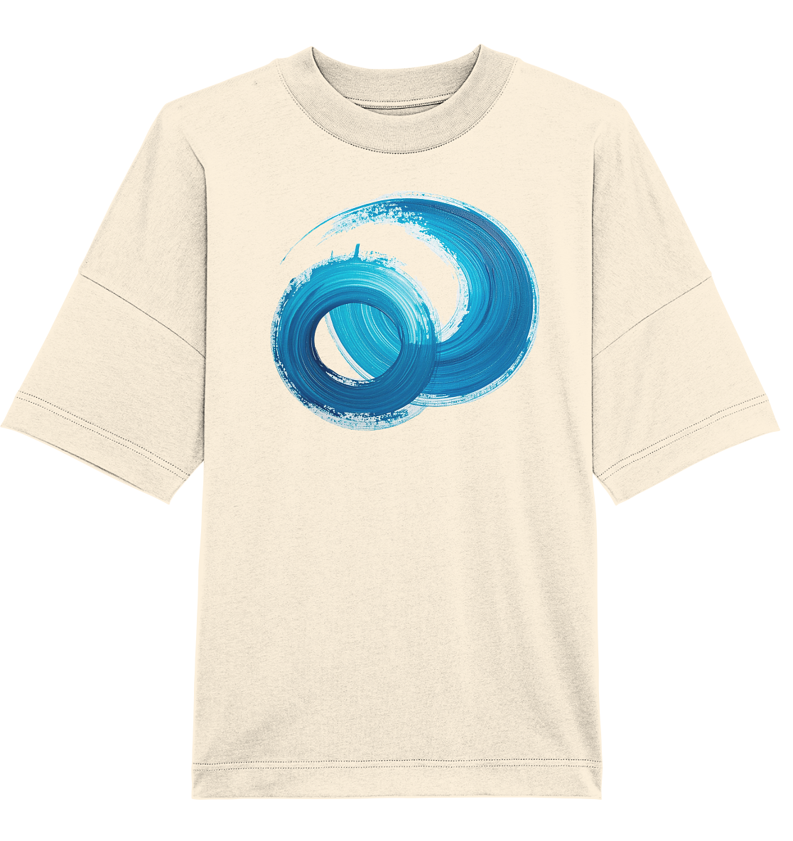 Blaue Fantasie - Organic Oversize Shirt