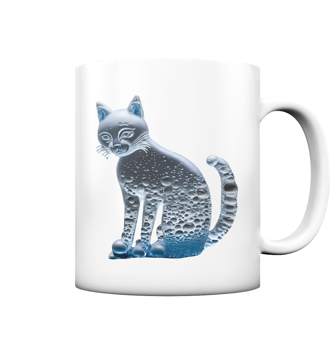 Print "Transparente Katze" - Tasse matt
