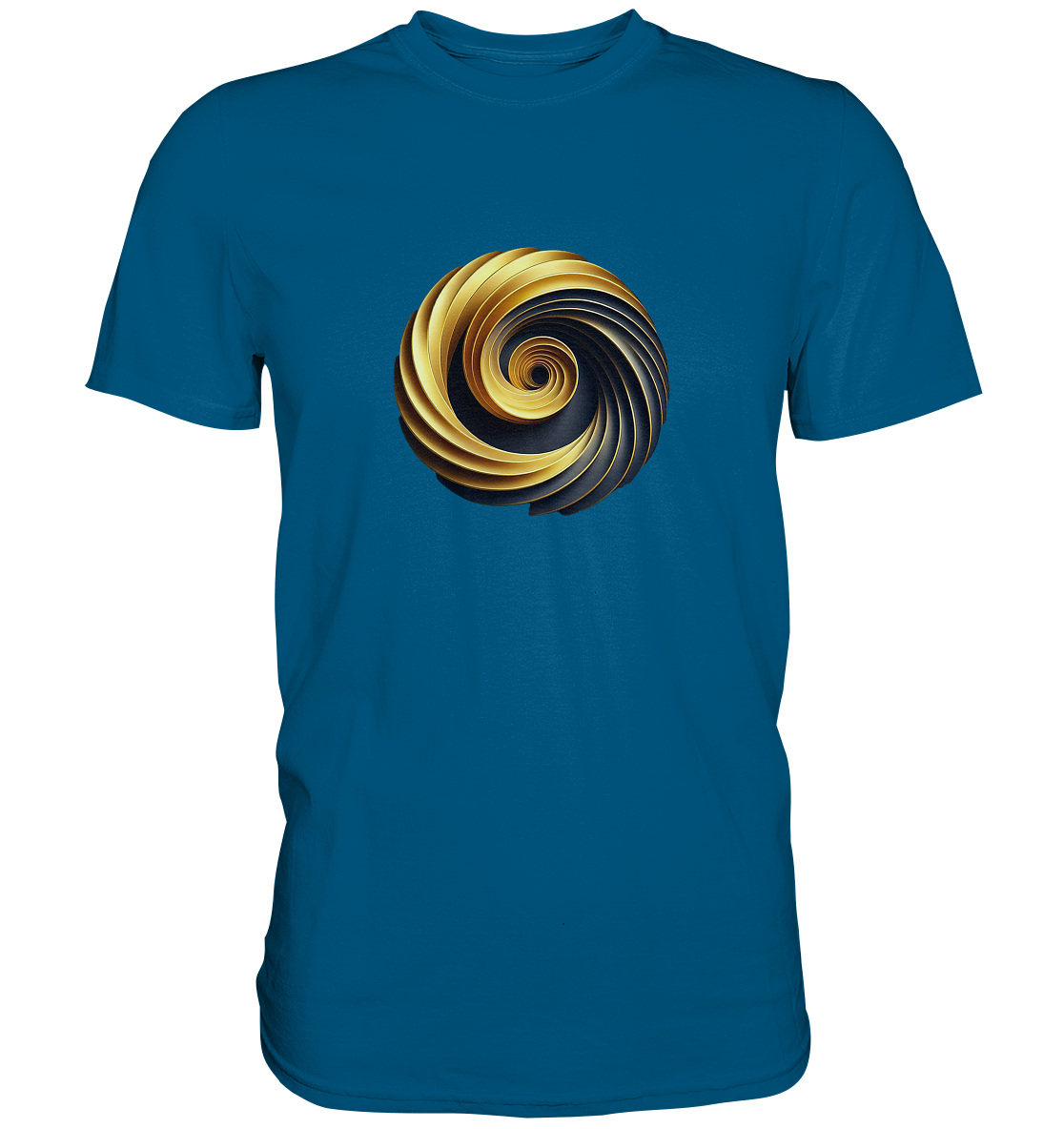 Print "3-D Spirale" - Essential Premium T-Shirt