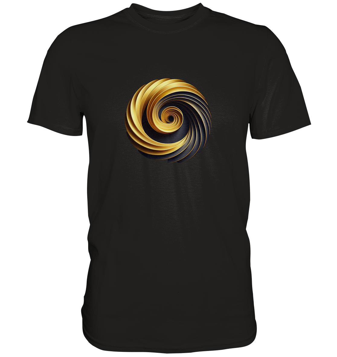 Print "3-D Spirale" - Essential Premium T-Shirt