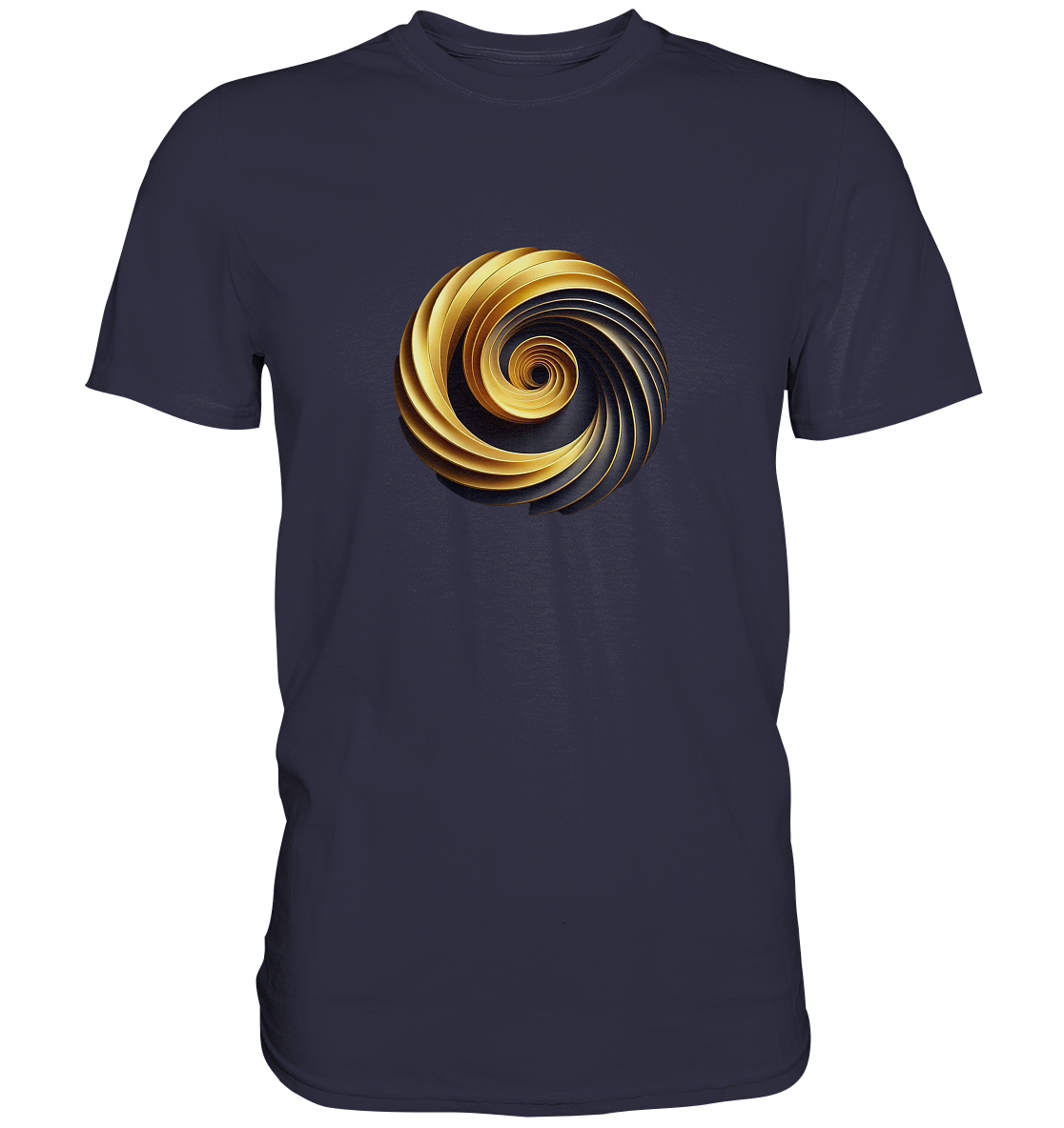 Print "3-D Spirale" - Essential Premium T-Shirt