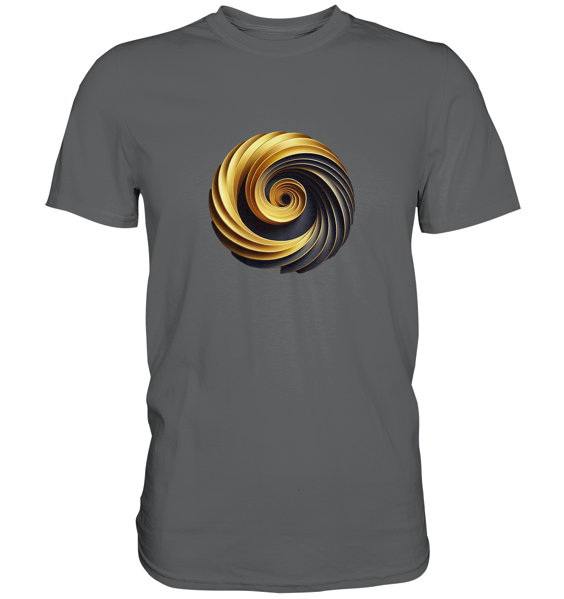 Print "3-D Spirale" - Essential Premium T-Shirt