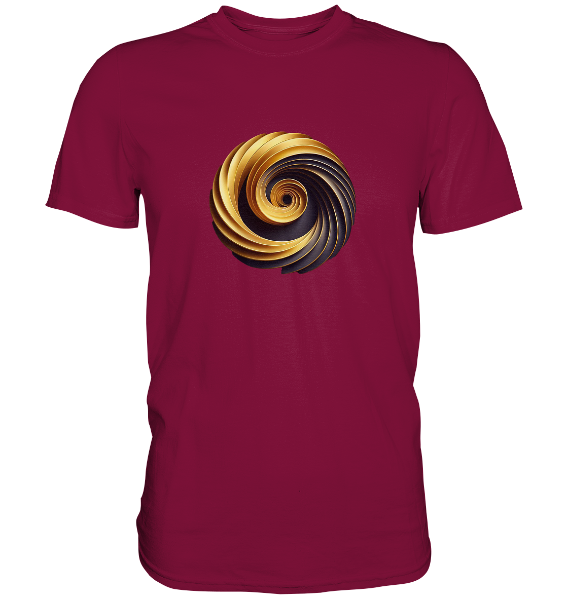 Print "3-D Spirale" - Essential Premium T-Shirt