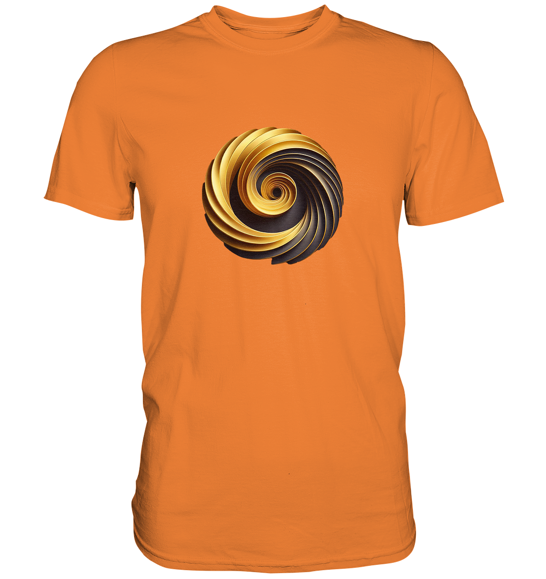 Print "3-D Spirale" - Essential Premium T-Shirt