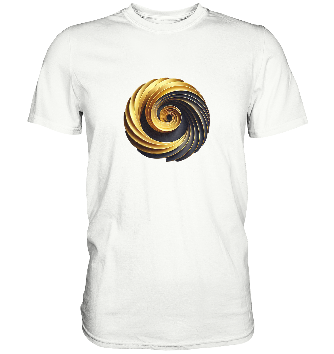 Print "3-D Spirale" - Essential Premium T-Shirt
