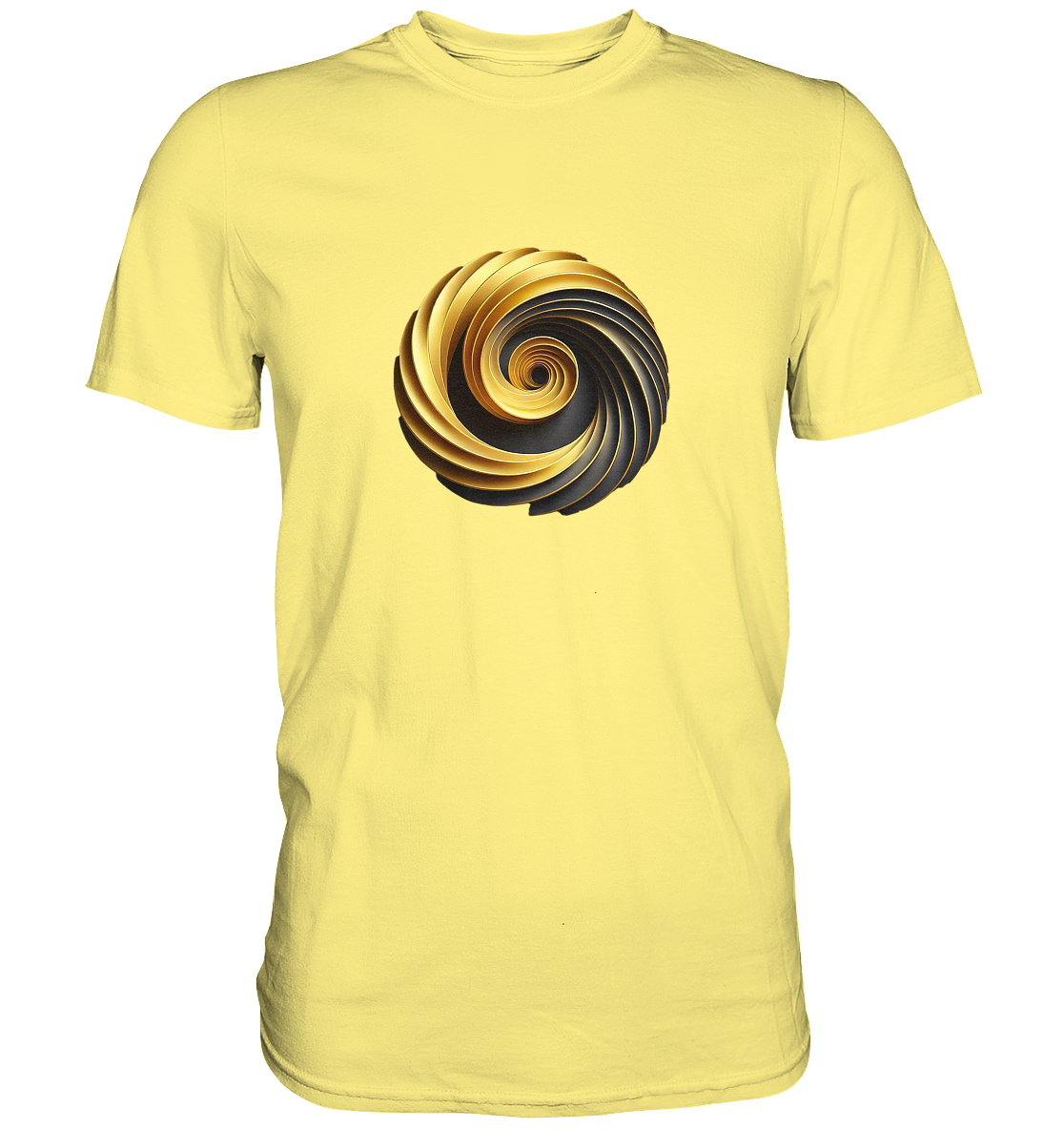 Print "3-D Spirale" - Essential Premium T-Shirt